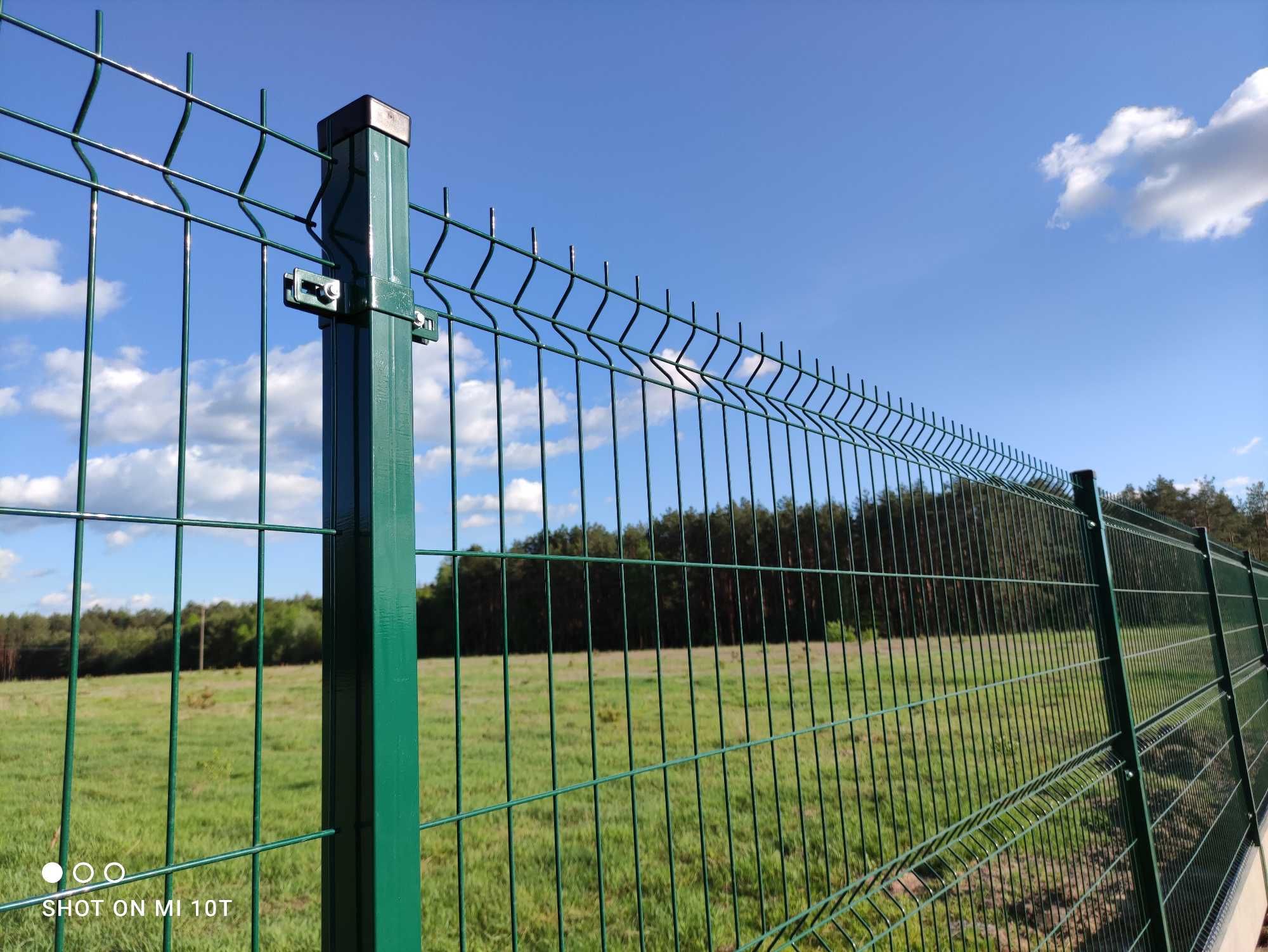 Panele fi 5mm 1,23m ocynk + kolor Panel | Słupek | PROMOCJA