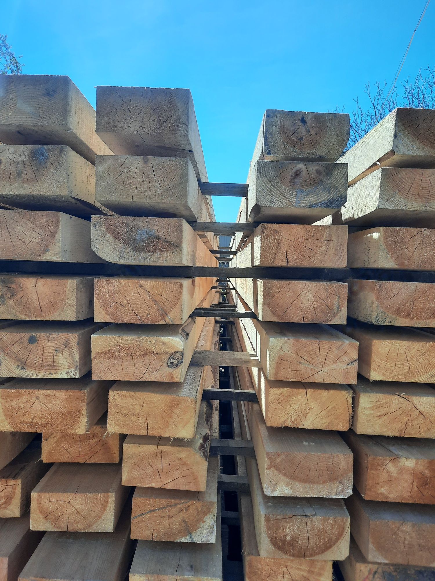 Пиломатеріали обрізна сосна свіжепіл хороший якості 50*150*6