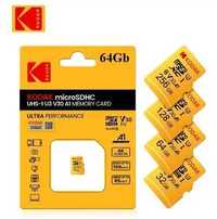 Kodak 64Gb microSDXC UHS-I U3 карта памяти микро сд USB Flash 64 Гб