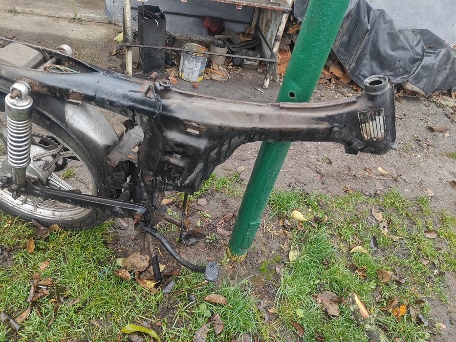 Рама,колесо,вилка, документы, амортизаторы альфа дельта 72