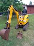 Minikoparka koparka JCB 8008 CTS 2011r. Perkins 3 cylindrowy diesel