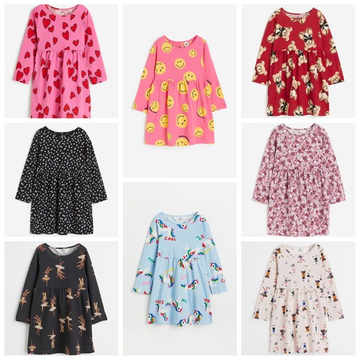 Платье H&M размер 122-128, 134-140 см