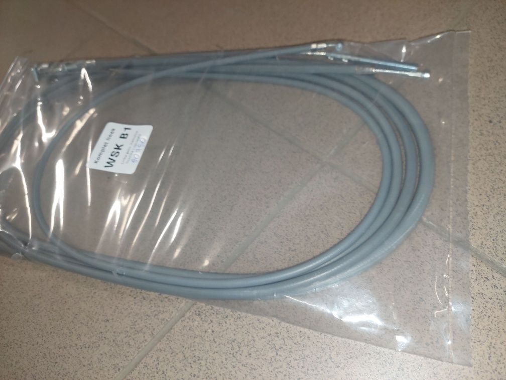 Zestaw naprawczy linki wsk125 m06 b1 dwuramowka garbuska szare