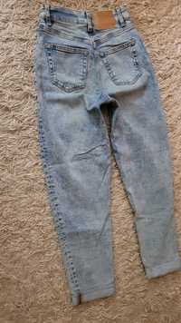 H&M Divided chinosy jeans melanż 34 XS