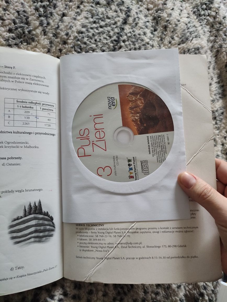 Podręcznik do geografii Puls Ziemi 3 geografia nowa era + CD