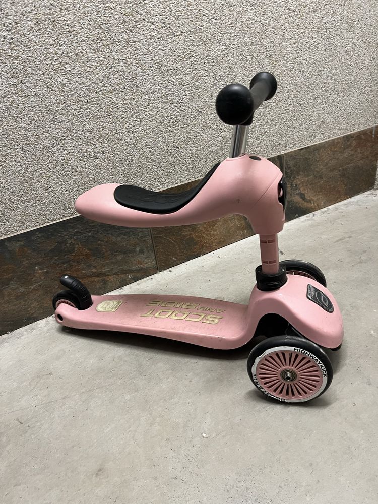 Hulajnoga scootandride różowa