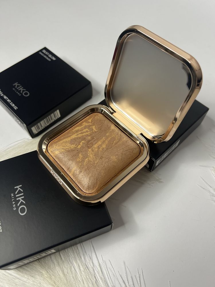 Бронзер kiko milano silky glow baked bronzer 02 terracotta