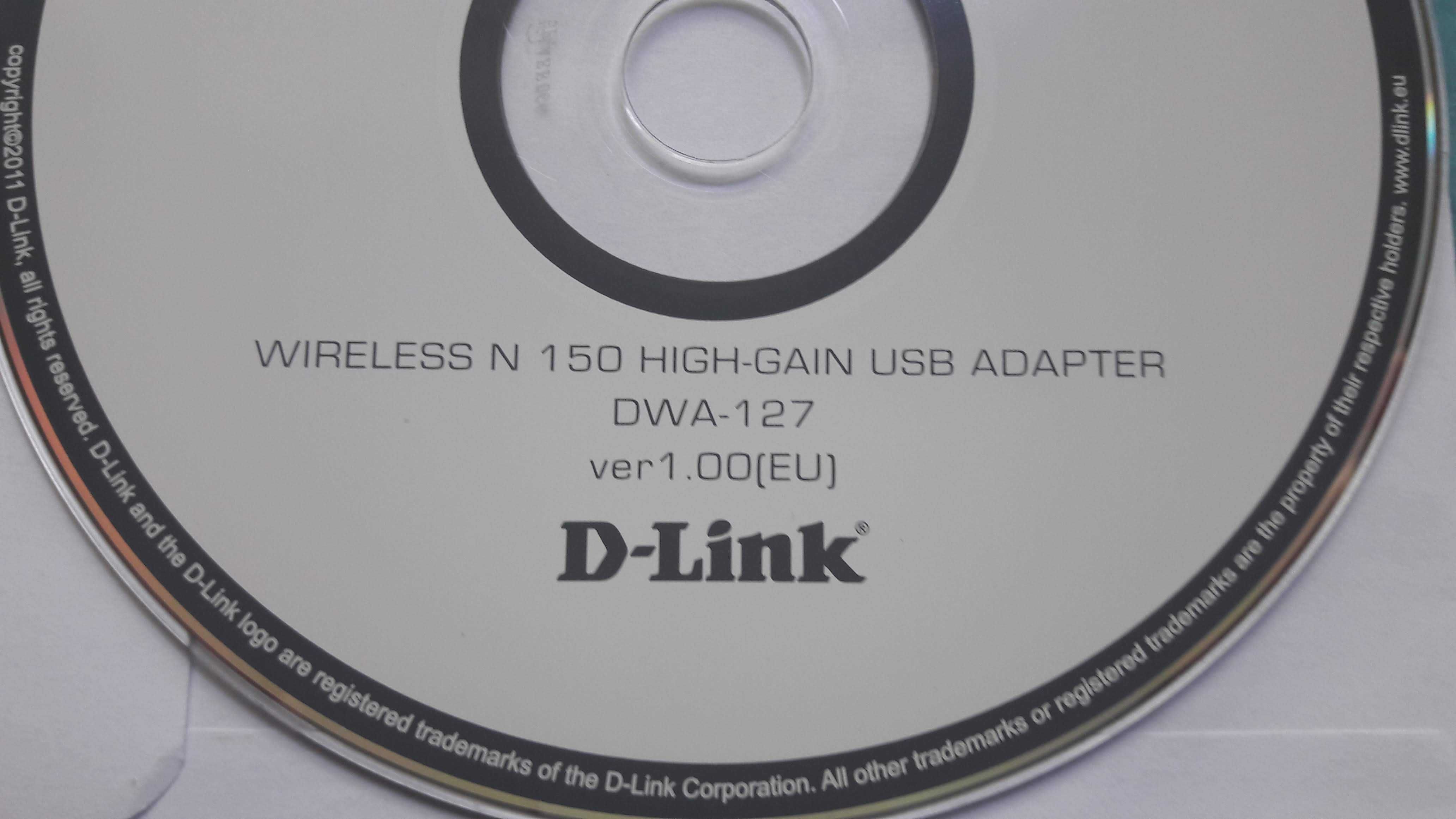 D-Link dwa-127 oprogramowanie CD Płyta instalacyjna