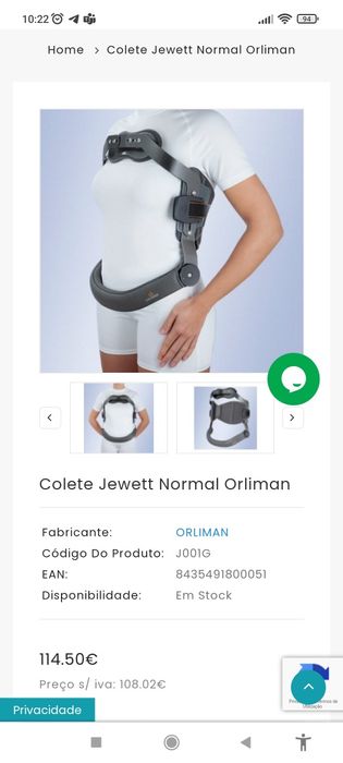 Imobilizador coluna vertebral ortopédico