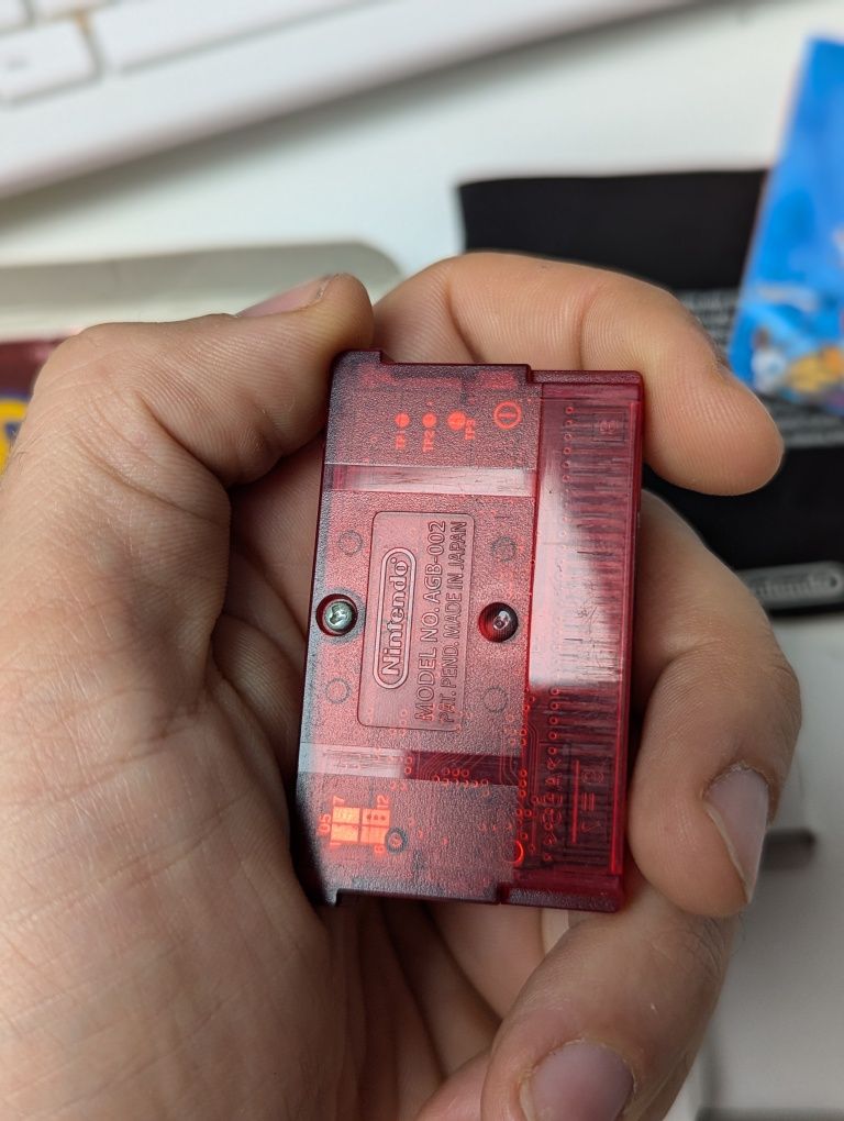 Pokemon Ruby Nintendo GameBoy Advance GBA oryginał pudełko