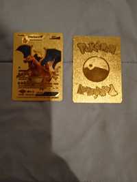 Carta Pokémon dourada