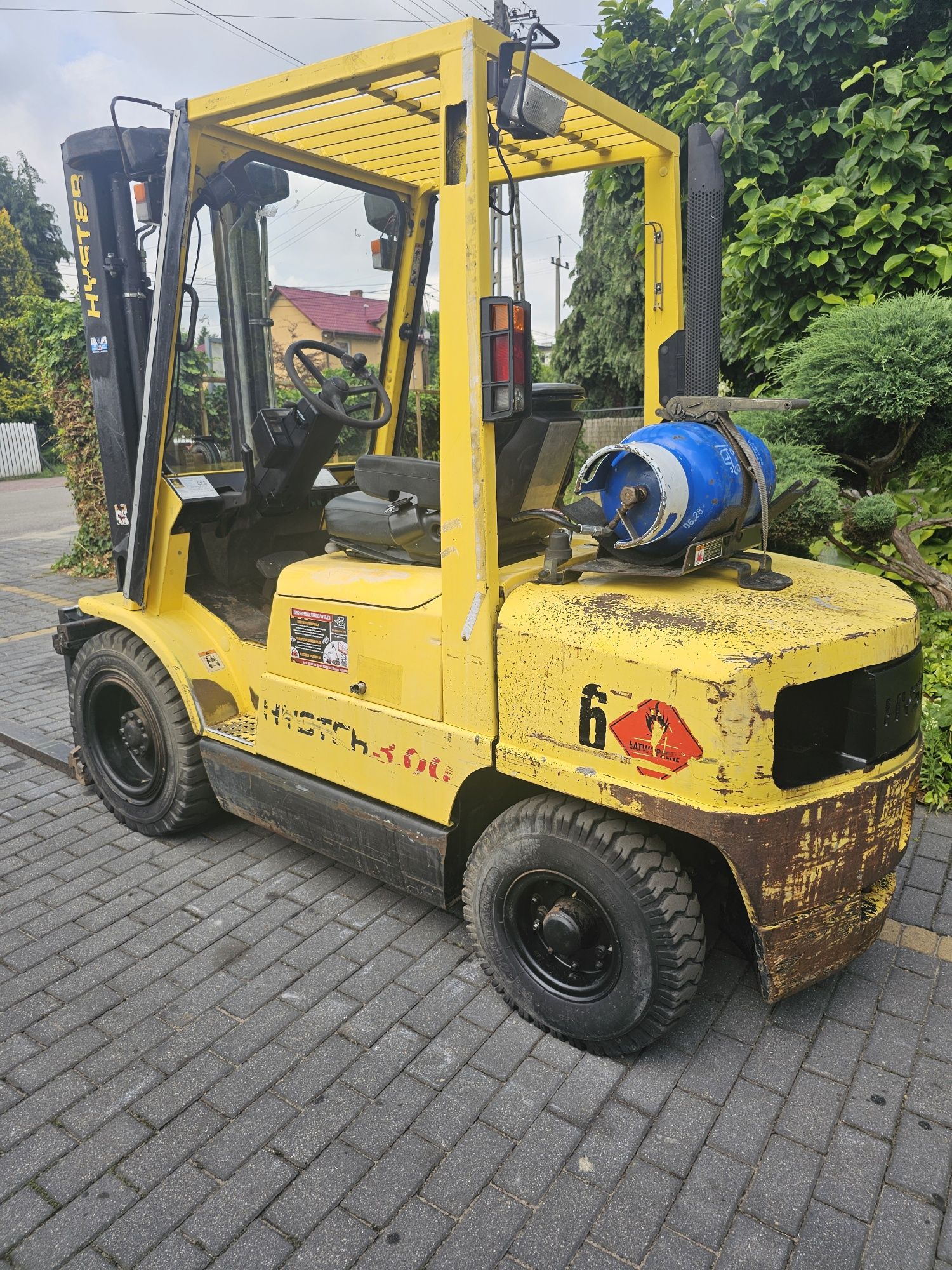 Wózek widłowy HYSTER H3.00XM 3205mm 3t LPG  TRANSPORT