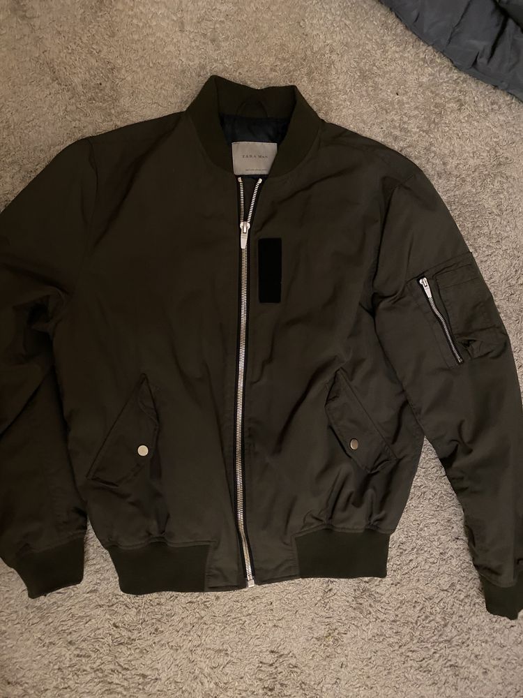 Kurtka bomberka ZARA rozm XL khaki