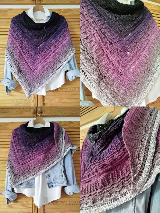 Damska chusta ręcznie robiona bawełniana SUPER PREZENT NA KAŻDĄ OKAZJĘ