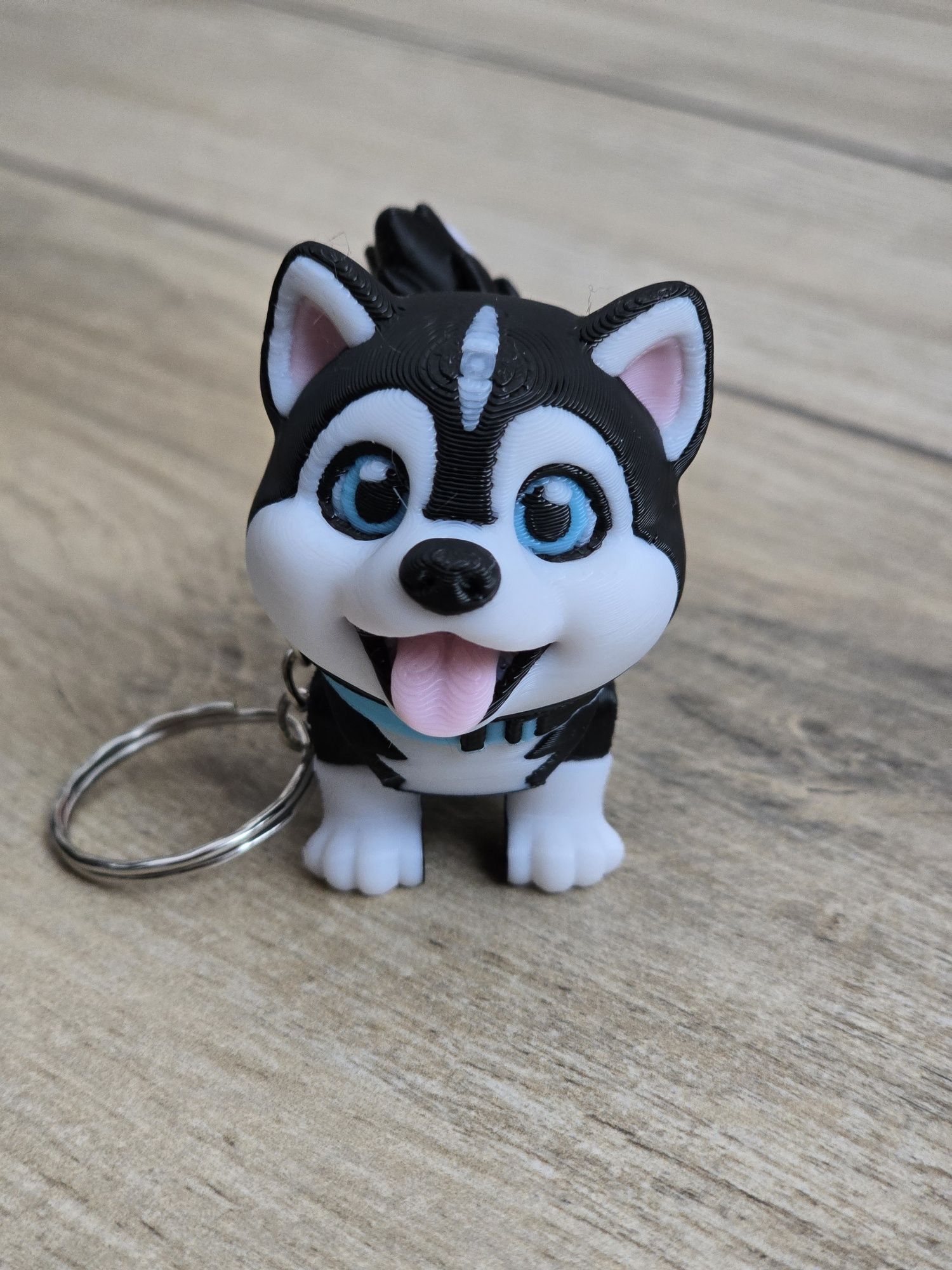 Breloczek Husky 3d - Piesek Dog Brelok Druk3d fidget Keychain