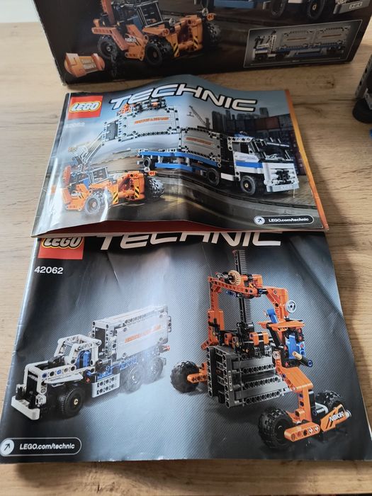 Duży zestaw Lego Technic plac przeładunkowy