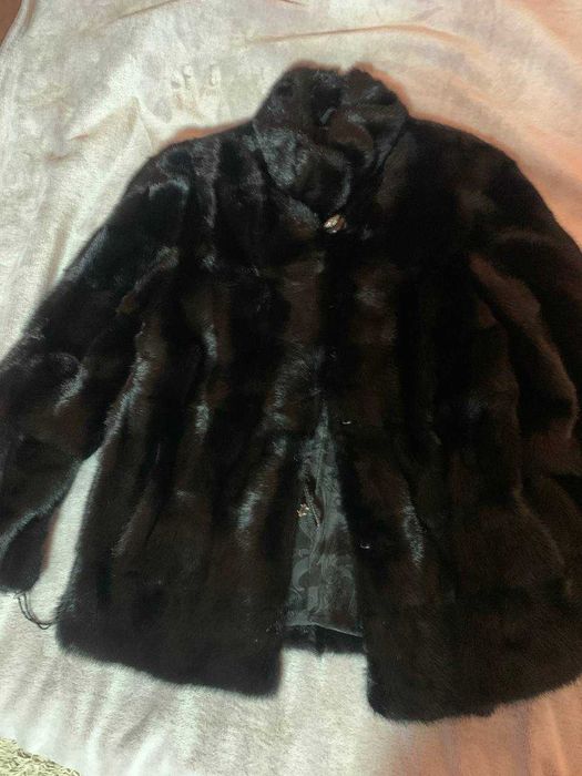 Норковая зимняя шуба