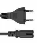 3x Kabel zasilający/ przewód do zasilacza 2 pin Ósemka 1m nowy
