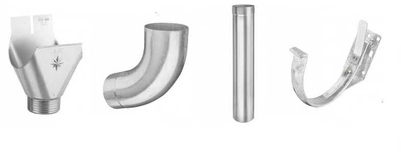 KJG 127/100 rynny lej spust sztucer rura kolano denko mufa kolory RAL