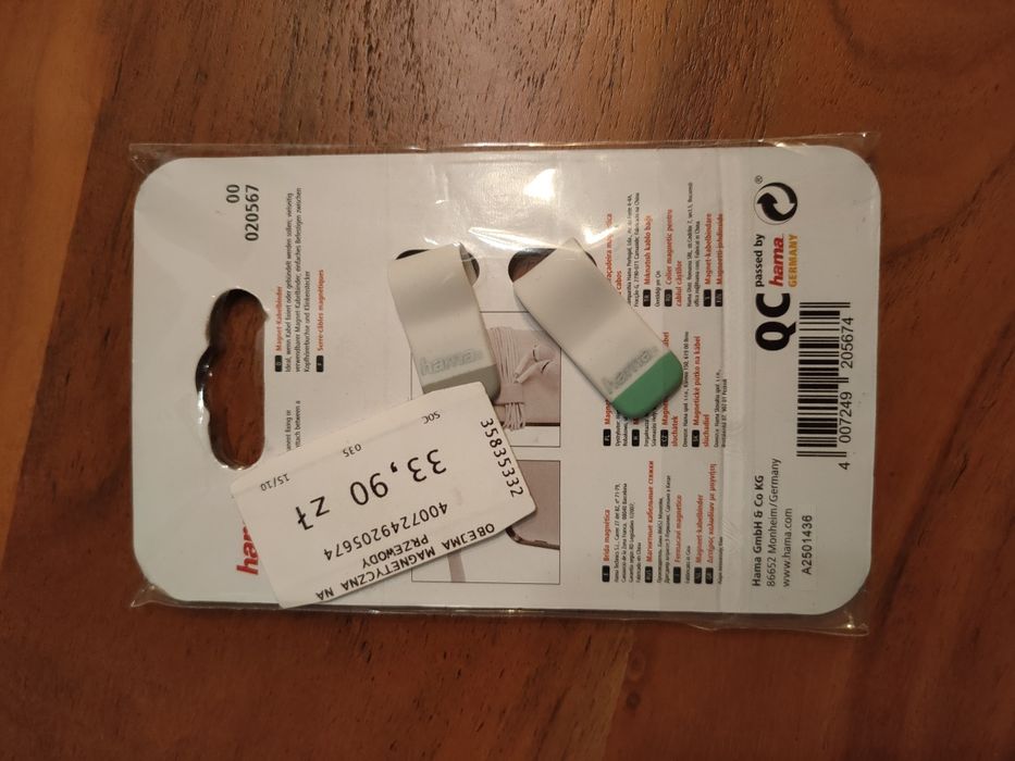 Opaska magnetyczna na kable Hama