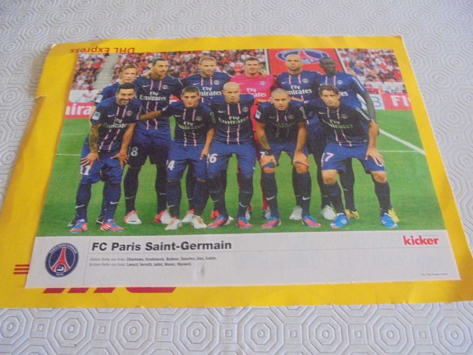 Posters (21,5X30) de equipas de futebol na Champions League 2012-13