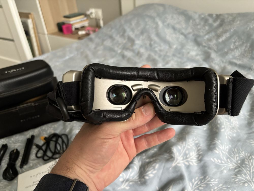 Gogle FPV Skyzone 04X V2 + Skyzone Steadyview+ELRS Backpack