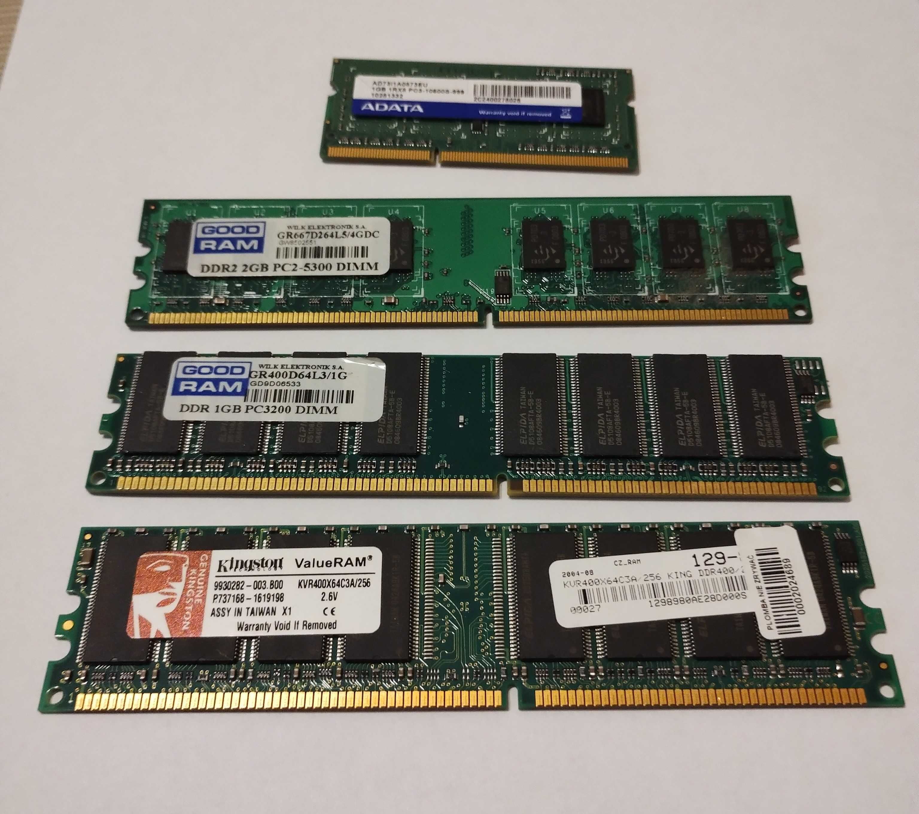 Pamięć RAM 4szt.
