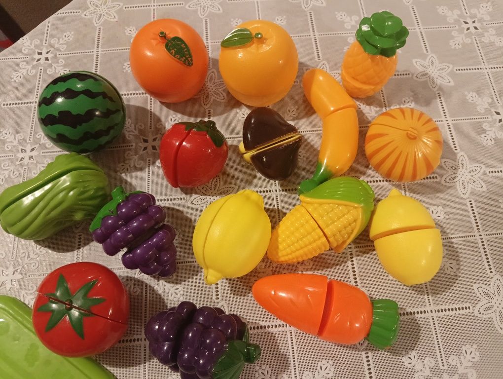 Zestaw warzywa i owoce do krojenia dla dzieci