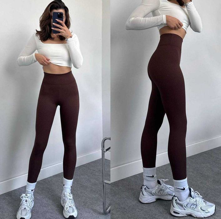 Жіночі теплі лосіни в рубчик на флісі теплые лосины на флисе лосини