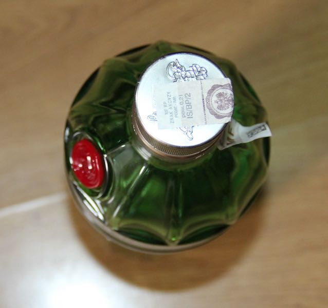 Tanqueray Ten butelka wazon zielony karafka czaszka butla