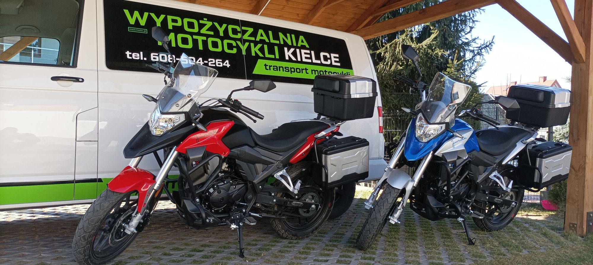 Wynajem - wypożyczalnia motocykli Kielce