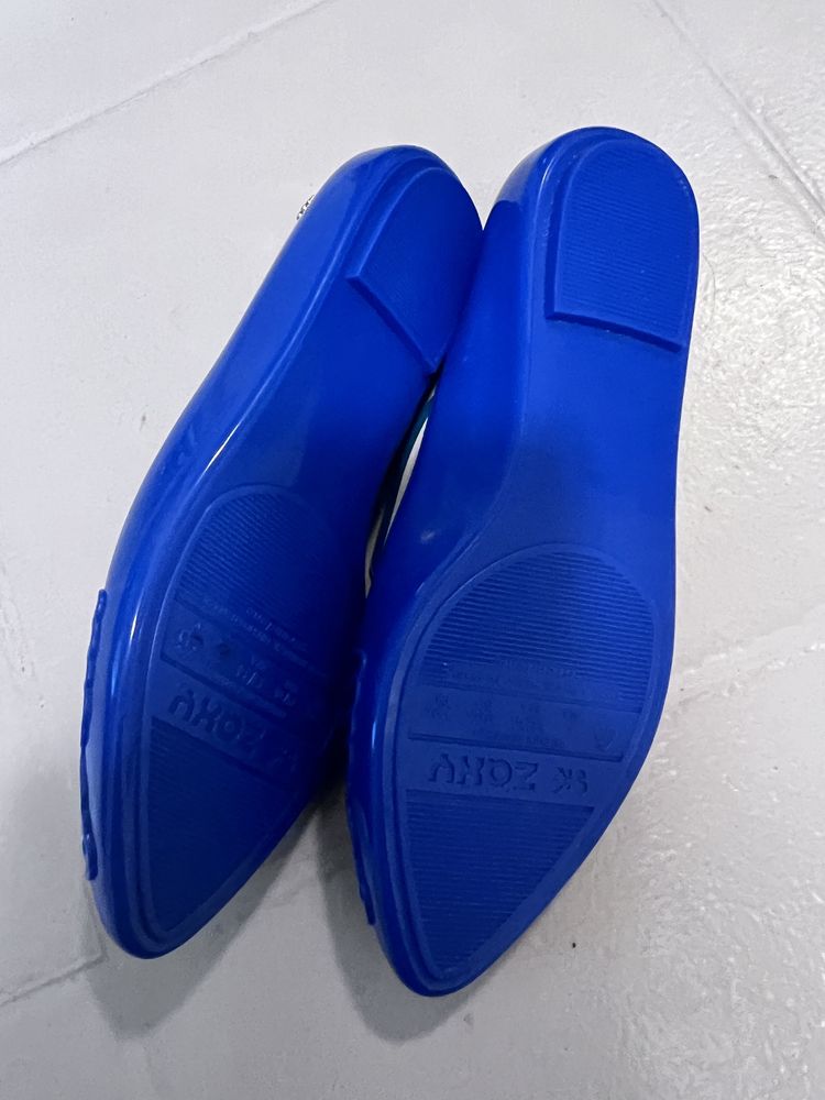 Zaxy nowe baleriny niebieskie motylki buty damskie 35 36 z metka