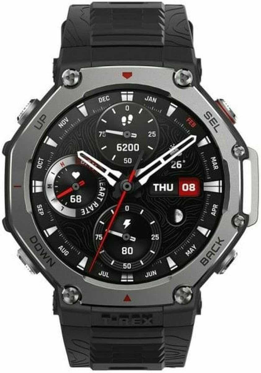 Smartwatch Amazfit T-Rex 3 GPS Amoled NFC Wi-Fi 10 ATM Onyx Black
