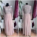 Maya deluxe cekinowa sukienka tiulowa maxi 40 L xl 42 asos petite