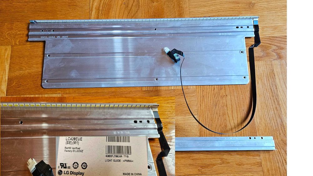 Podświetlenie matrycy LC420EUE (SE) (M1) z TV LG 42LS570S-ZB
