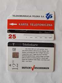 2 karty telefoniczne karta telefoniczna