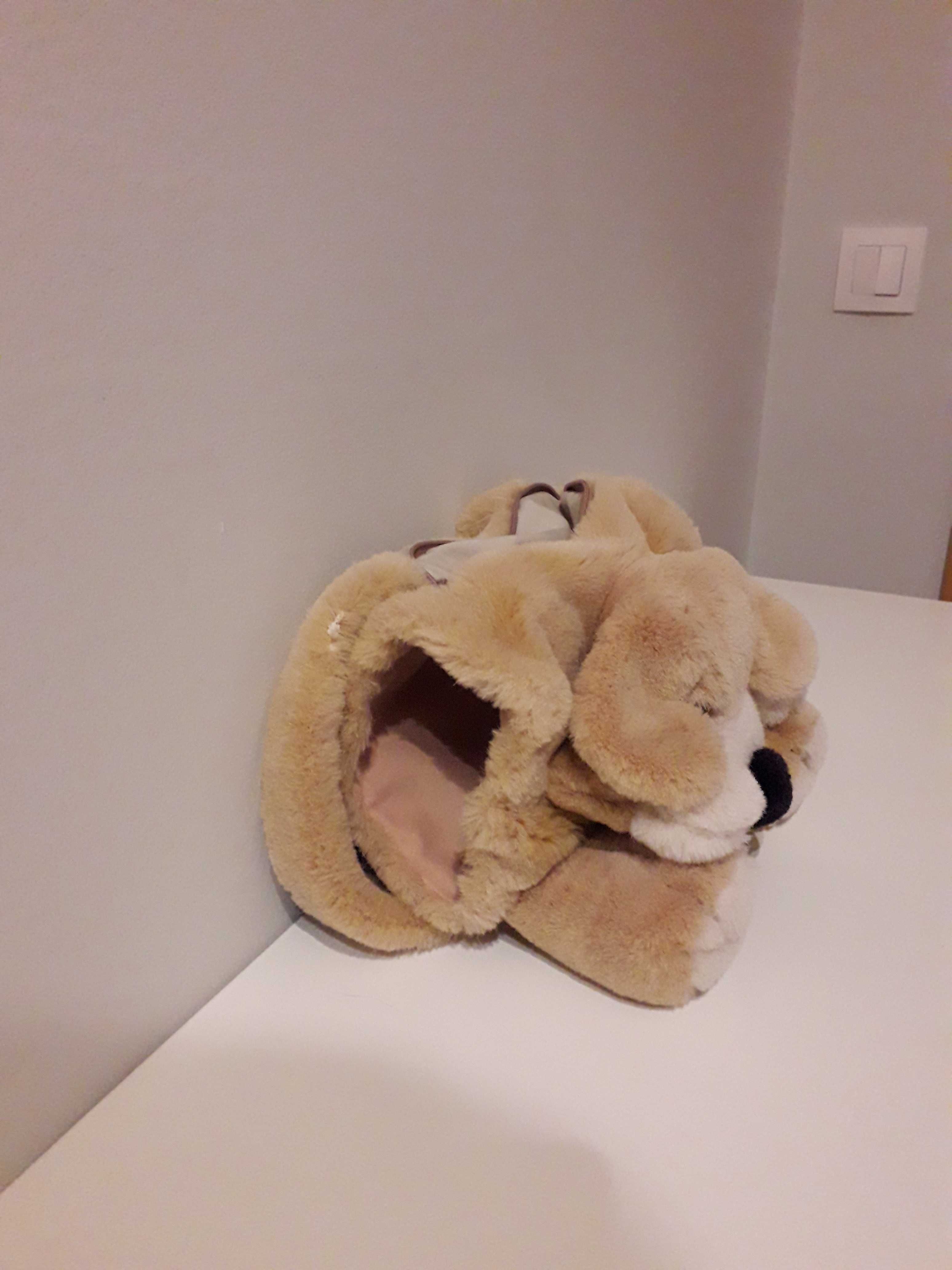 Peluche mala e aquecedor de mãos