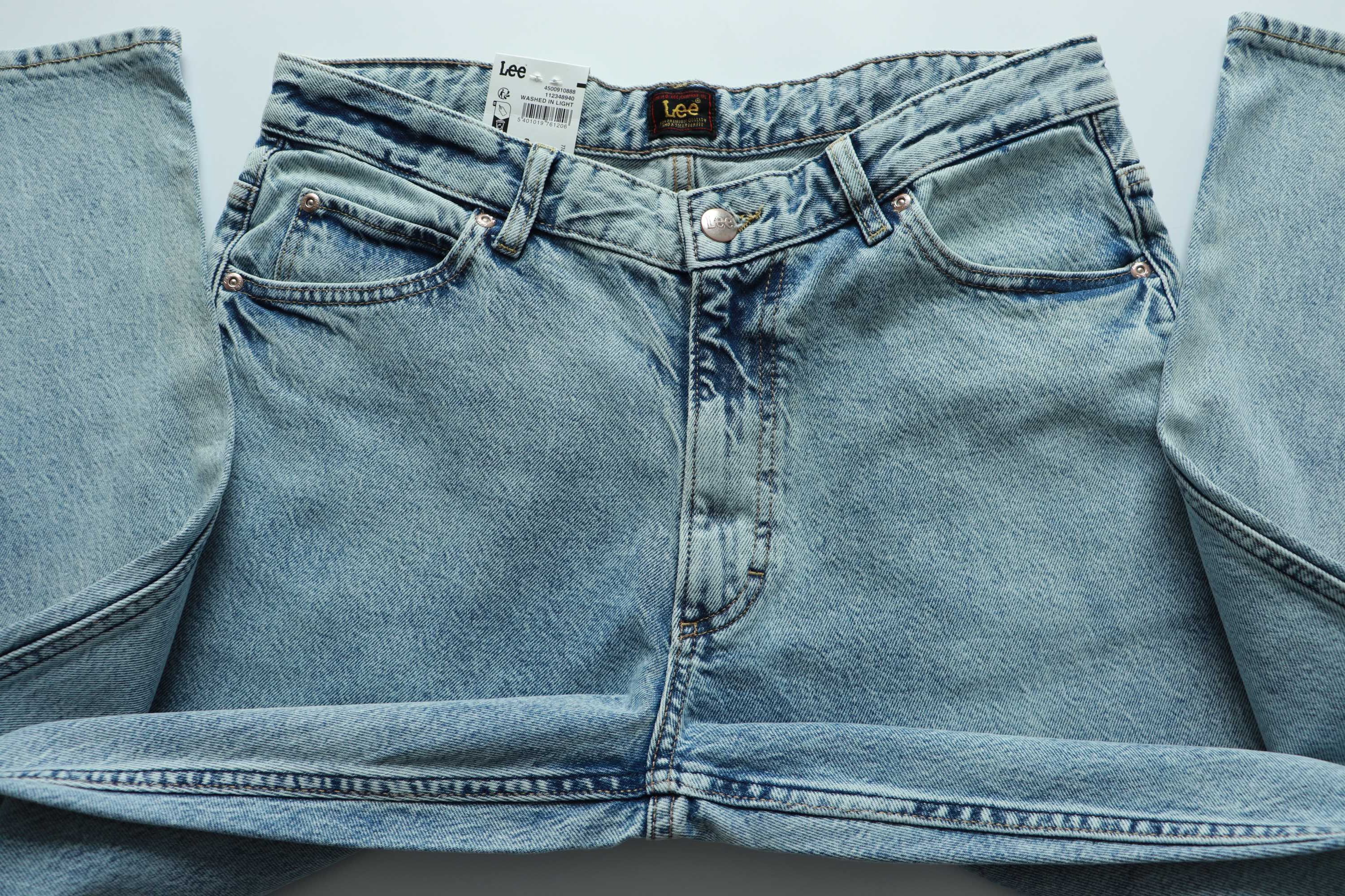 LEE RIDER JEANS W32 L31 damskie spodnie jansy slim straight nowe