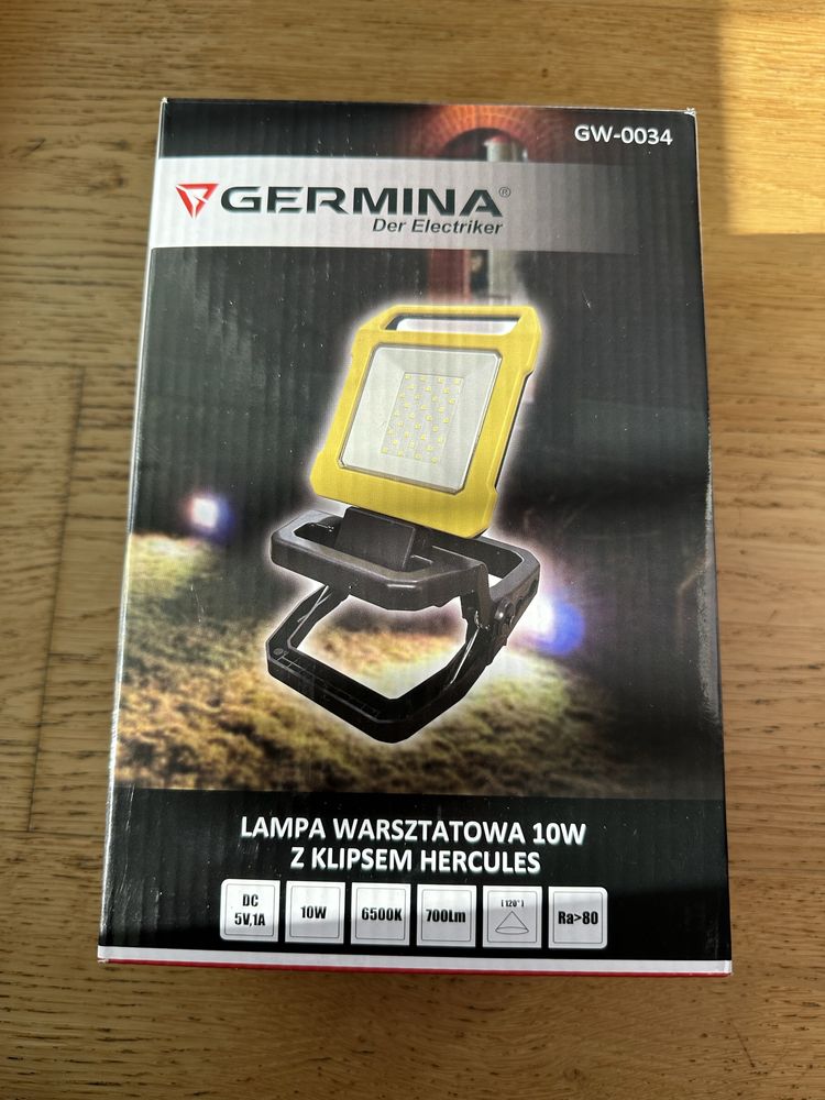 Lampa ledowa warsztatowa germina 10w hercules gw-0034