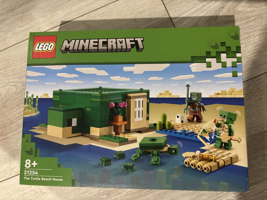 Lego Minecraft Domek na plaży żółwia