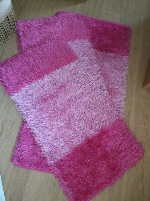 Conjunto de três tapetes