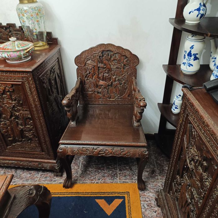 Cadeira de trono chinesa