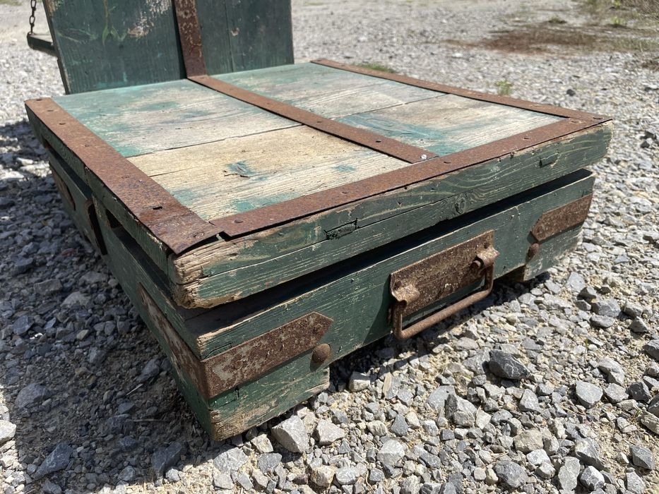 Waga towarowa drewniana Wenda stara zabytkowa antyk Sygniwana