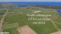 Działki rekreacyjne w Pogorzelicy 2 km od morza