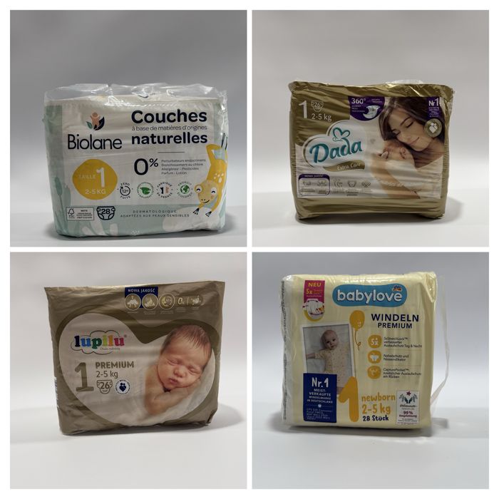 Підгузки 0 та 1 розмір