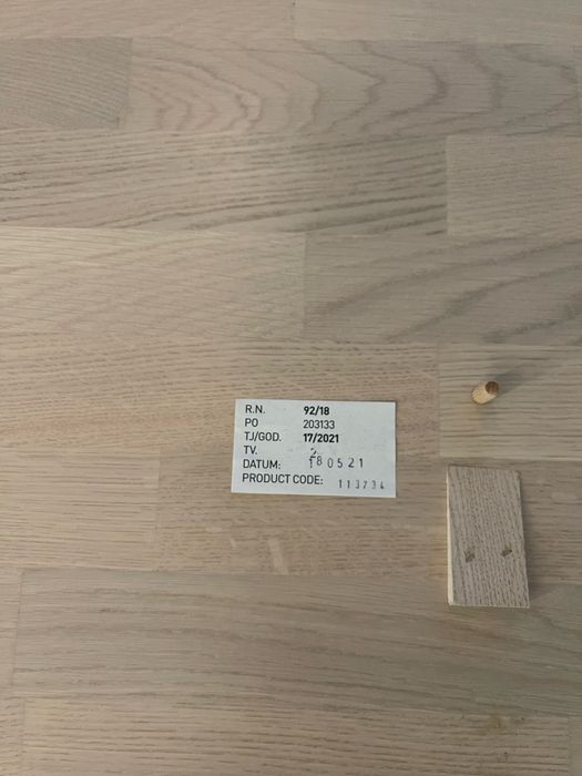 Stół dębowy, lite drewno, rozkładany 180x90x74, Rowico Filippa