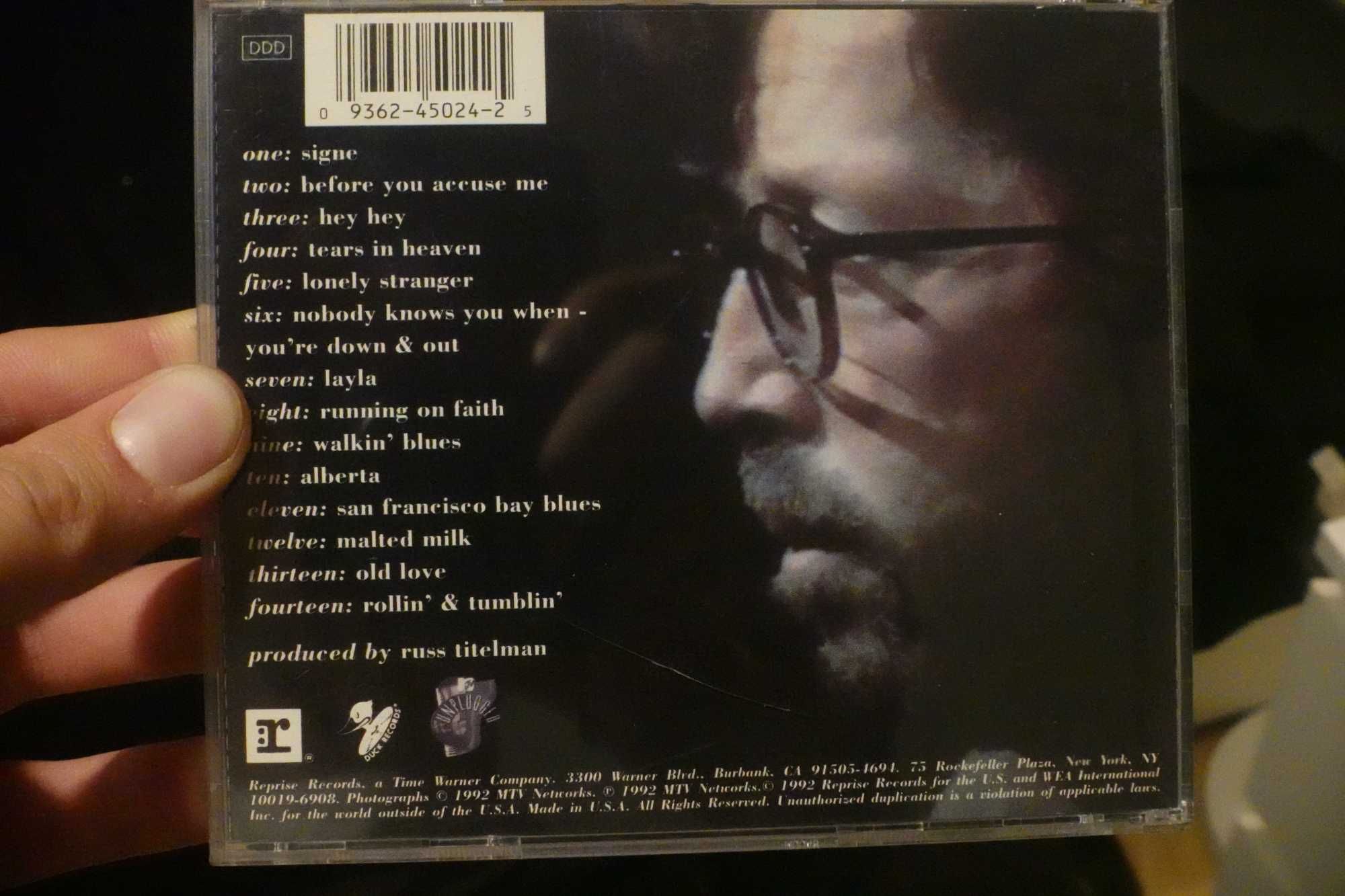 Eric Clapton unplugged -  Płyta cd