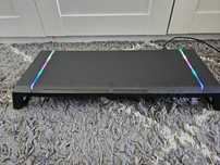 Podstawka pod monitor na biurko gaming RGB hub USB