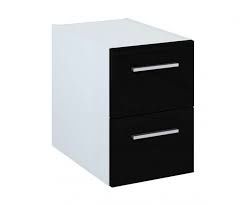 Szafka Elita kwadro 2sz kontener czarny