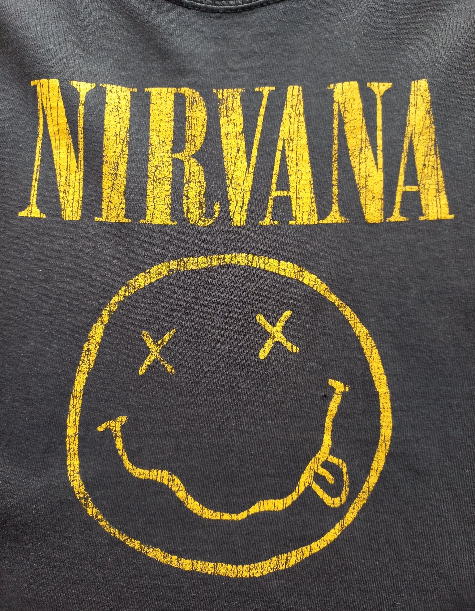 Винтаж Мерч футболка группы Nirvana size L 90-00гг